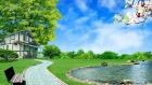 Outdoor jogging track